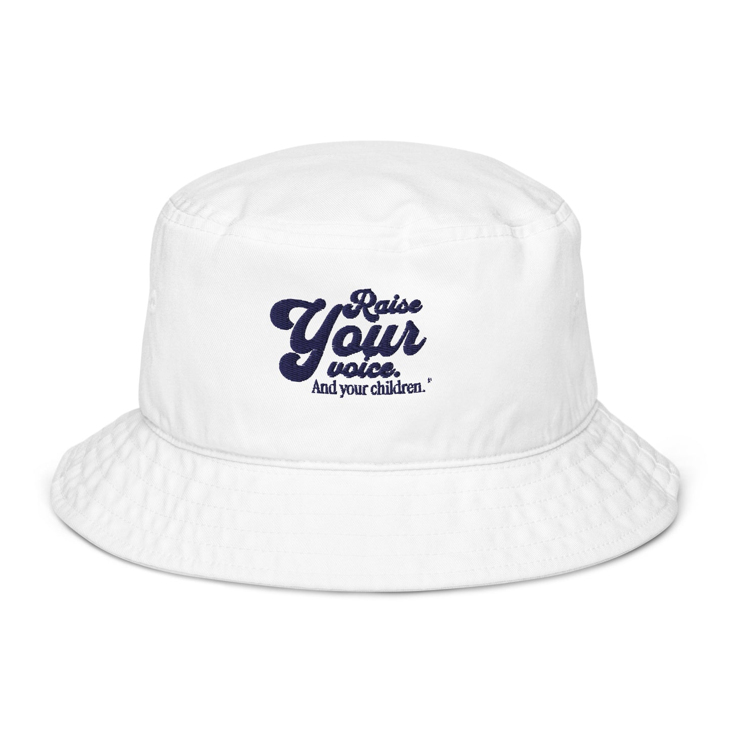 Organic bucket hat